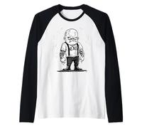 Traditional Oi Skinhead Punk-Rock Raglan Baseball Tee