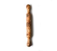 Traditional Olive Wood Wooden Rolling Pin - Length 38cm