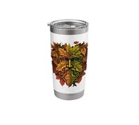 Traditional Pagan Celtic Greenman Stainless Steel Insulated Tumbler