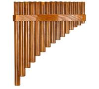 Traditional Pan Flute 15 Pipe G Key Panpipes With Hoops Wind Instrument Left And Right Hands(Right hand)