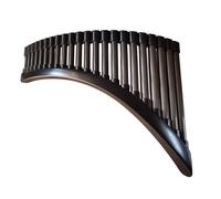 Traditional Pan Flute Carbon Fiber Pan Flute Forehand Backhand Right Hand Sound Therapy Beginner 22 Pipe G Tune Healing Musical Instruments(Backhand Left B)