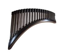 Traditional Pan Flute Carbon Fiber Pan Flute Forehand Backhand Right Hand Sound Therapy Beginner 22 Pipe G Tune Healing Musical Instruments(Forehand Right B)