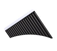 Traditional Pan Flute Panpipe Instrument Teaching Professional Performance Beginner Level Black And White 16 18 Tubes C Major(16 tubes of C tuned to black)