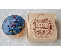 Traditional Peru Fair Trade Ocarina Flute Blue