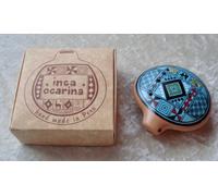 Traditional Peru Fair Trade Ocarina Flute, Turquoise