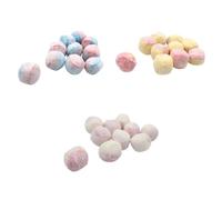 Traditional Pick n Mix Chewy Bon Bons Candy Dusted with Sugar 3 Flavours Bundle Strawberry and Cream, Rhubarb and Custard, and Bubblegum Bonbons Sweets Treat Bags (Three 3Kg Bags, 9000, gram)