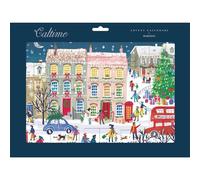 Traditional Picture Advent Calendar Fun Festive Street Christmas Countdown Gift - Caltime - By Caltime - Xmas Magic, Community Spirit, Artistic Design, Eco-Friendly, Thoughtful Gift, 24 Doors To Open