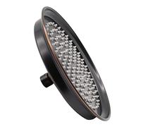 Traditional Rain Shower Head - 228mm Fixed Showerhead Antique Shower with Swivel Ball Joint - Perfect Replacement Overhead Shower Head, Oil Rubbed Bronze - by GETSHOWERSET