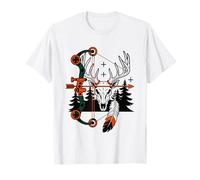 Traditional Recurve Bow Sunset Silhouette Bowhunter T-Shirt
