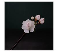 Traditional Retro Hairpins 2pcs Classic Hair Stick Hair Accessories Glazed Flower Hairpin Chopstick Vintage Girls Wooden Clasp Jewelry(Color-06)