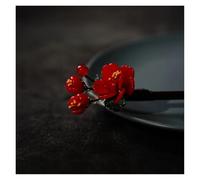 Traditional Retro Hairpins 2pcs Classic Hair Stick Hair Accessories Glazed Flower Hairpin Chopstick Vintage Girls Wooden Clasp Jewelry(Color-05)