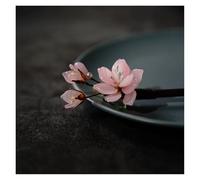 Traditional Retro Hairpins 2pcs Classic Hair Stick Hair Accessories Glazed Flower Hairpin Chopstick Vintage Girls Wooden Clasp Jewelry(Color-04)
