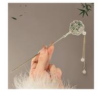 Traditional Retro Hairpins 2pcs Elegant Hair Clip Tassel Hair Stick Traditional Floral Design Hairstyle Women Girls Hairpin Hairneedle(Style 06)