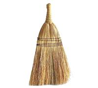 Traditional Rice Straw Broom 70 cm / 27.5" Hand Brush Natural Garden Yard Stable Sweeping American Style Brush