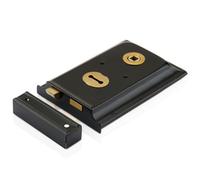 Traditional Rimlock, Surface Mounted Rim Sashlock With In-Built Latch And Key Operated Deadbolt