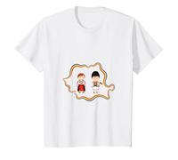 Traditional Romanian Family for Men and Woman T-Shirt, Youth, White, 2T