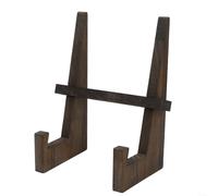 Traditional Rustic Wooden Stand for Displaying Plates For Photos and Sentimental Items Without Risk of Tipping Over