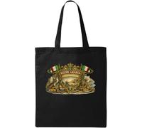 Traditional Saudi Arabian Heritage Scene Natural Cotton Tote Bag Black