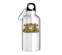Traditional Saudi Arabian Heritage Scene Tourist Water Bottle Silver