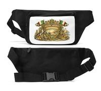 Traditional Saudi Arabian Heritage Scene Unisex Waist Bag Black