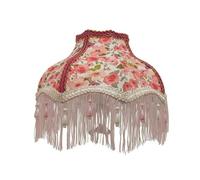 Traditional Scallop Edge Bell Lampshade, Pink