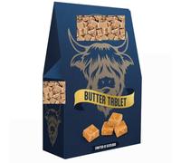 Traditional Scottish Sweets Variety Carton 150g - Highland Toffee, Scottish Fudge,Butter Tablet,Edinburgh Rock - Bch (1 x Pack, Butter Tablet)
