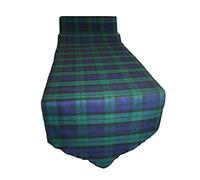 Traditional Scottish Themed Tartan Table Runners Burns Night Hogmanay Home Dining Room Decoration [Blackwatch 6ft]