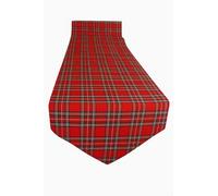 Traditional Scottish Themed Tartan Table Runners Burns Night Hogmanay Home Dining Room Decoration [Royal Stewart 6ft]