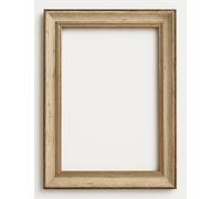 Traditional Shabby Chic Picture Poster Photo Frame | Colour Distressed White | Size 4" x 4"
