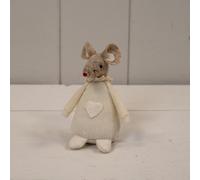 Traditional Short Cream Fabric Mouse