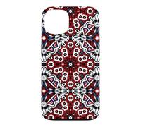 Traditional Sindhi Ajrak Ethnic Mandala Kaleidoscope Pattern Case for iPhone 13