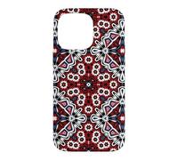 Traditional Sindhi Ajrak Ethnic Mandala Kaleidoscope Pattern Case for iPhone 14 Pro Max