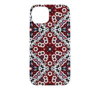 Traditional Sindhi Ajrak Ethnic Mandala Kaleidoscope Pattern Case for iPhone 15 Plus
