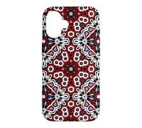 Traditional Sindhi Ajrak Ethnic Mandala Kaleidoscope Pattern Case for iPhone 16