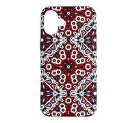 Traditional Sindhi Ajrak Ethnic Mandala Kaleidoscope Pattern Case for iPhone 16 Plus
