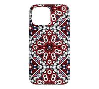 Traditional Sindhi Ajrak Ethnic Mandala Kaleidoscope Pattern Case for iPhone 16 Pro Max