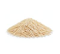 Traditional Single Point Wooden Toothpicks Made from Bamboo, Bulk Pack, (1000) in a Bag