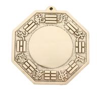 Traditional Solid Brass Convex Bagua Mirror - 360° Feng Shui Protection for Front Door, Redirect Negative Energy & Ward Off Bad Luck, Authentic Chinese Ba Gua Mirror for Home & Office Decor