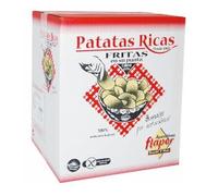 Traditional Spanish Potato Crisps - Large 1kg Catering Box - Handcrafted Kettle-Style Thick Cut Crisps - Authentic Spanish Churrería Style