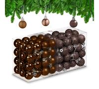 Traditional Spheres Bright Tree Baubles Ornaments Decor Christmas Set Classic