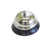 Traditional Stainless Steel Desktop Reception Desk Service Bell idel for Ringing Service Bell Hand Servant Service Butler Reception Waiter Shop Counter Drama Play Game