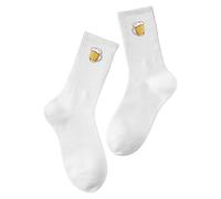 Traditional Stockings Women's Breathable Socks Unisex Socks with Beer Festival Print Medium High Comfortable Everyday Socks with Graphic Design