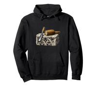 Traditional Stone Masonry Vintage Chisel Art Pullover Hoodie