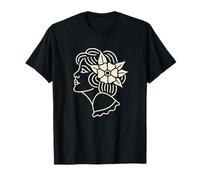 Traditional Tattoo American Old School Tattoo Vintage Lady T-Shirt