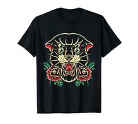 Traditional Tattoo Flash Vintage Tattoo Artist Inked Panther T-Shirt