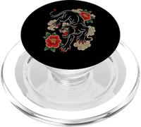 Traditional Tattoo Panther Old-School Flash-Art Graphic PopSockets PopGrip for MagSafe