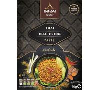 Traditional Thai Kua Kling Curry Paste by Mae Jum | 6 pack x 70g | Very Spicy | Dry Curry | Up to 8 Servings per Pack | 100% Natural | Vegan Paste | Gluten Free