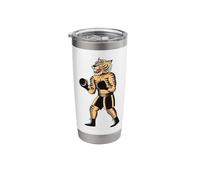 Traditional Tiger Boxer Stainless Steel Insulated Tumbler