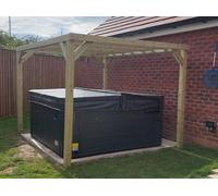 Traditional Timber Wood Garden Pergola