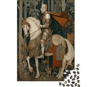 Traditional Training Knight on Armor Plate Rätsel Für Erwachsene || 38x26cm/1000pcs Puzzles Lernspiele Home Decor Puzzles